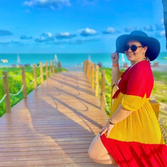 Deck de acesso a praias do Nordeste