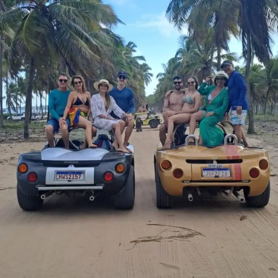 Passeio de buggy em família