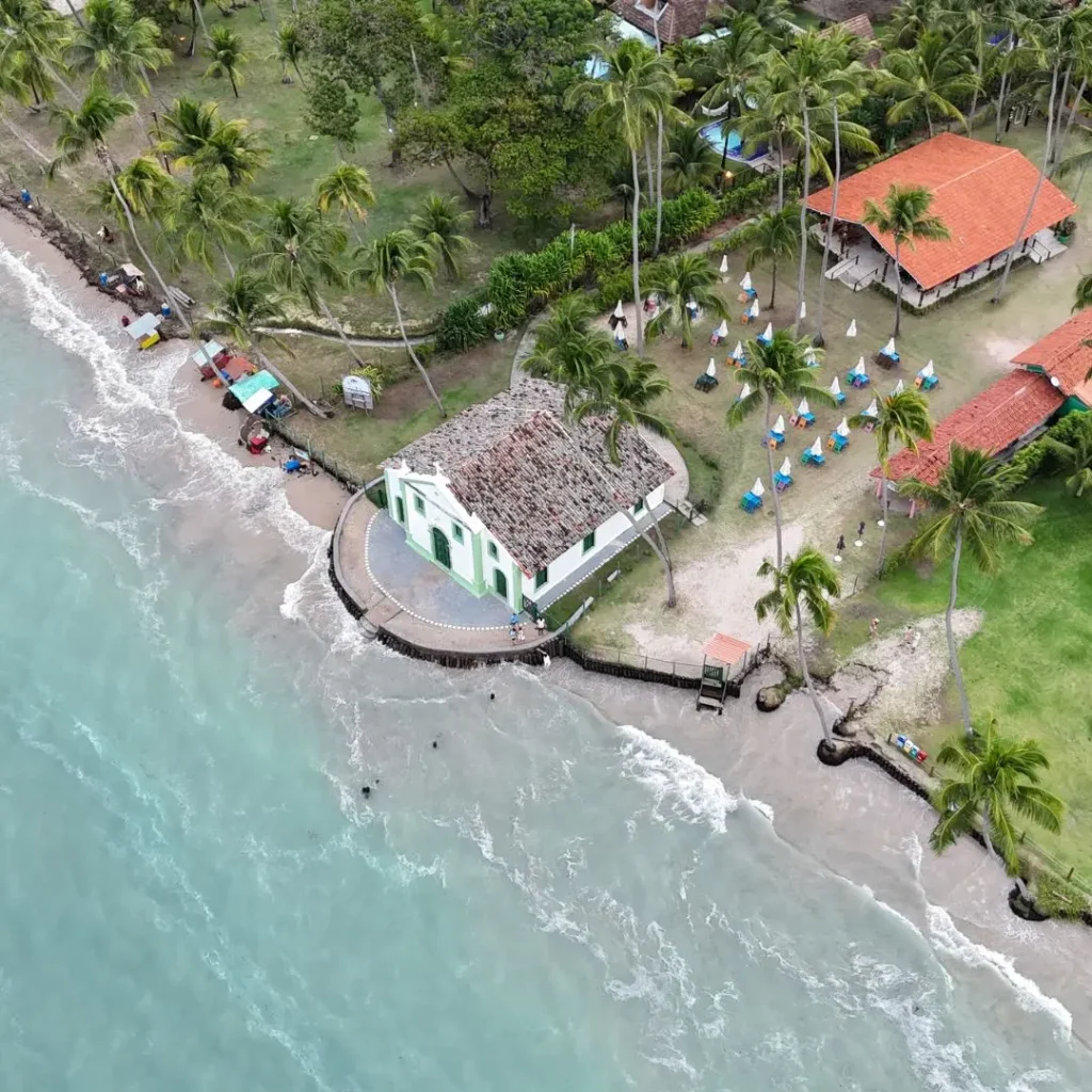 Foto aérea Praia dos Carneiros