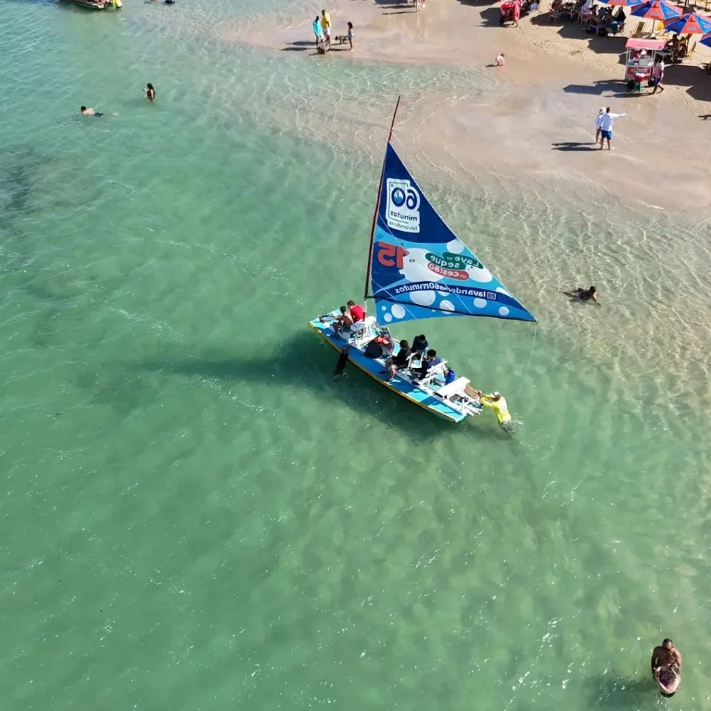 Jangada em Porto de Galinhas