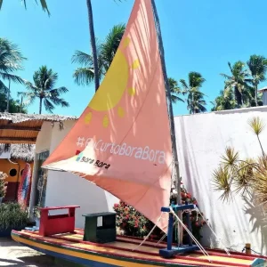 Jangada na Praia dos Carneiros