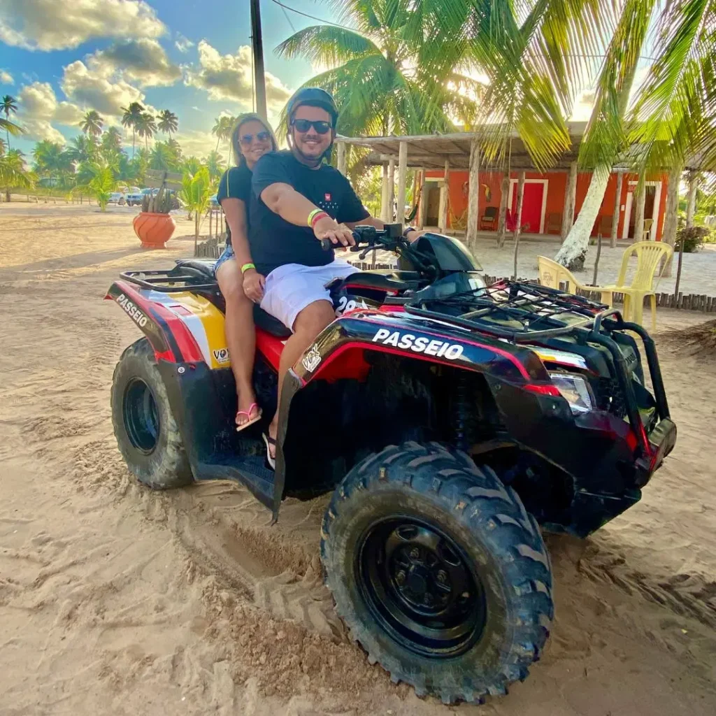 Passeio de Quadriciclo na Praia de Gravatá Pernambuco